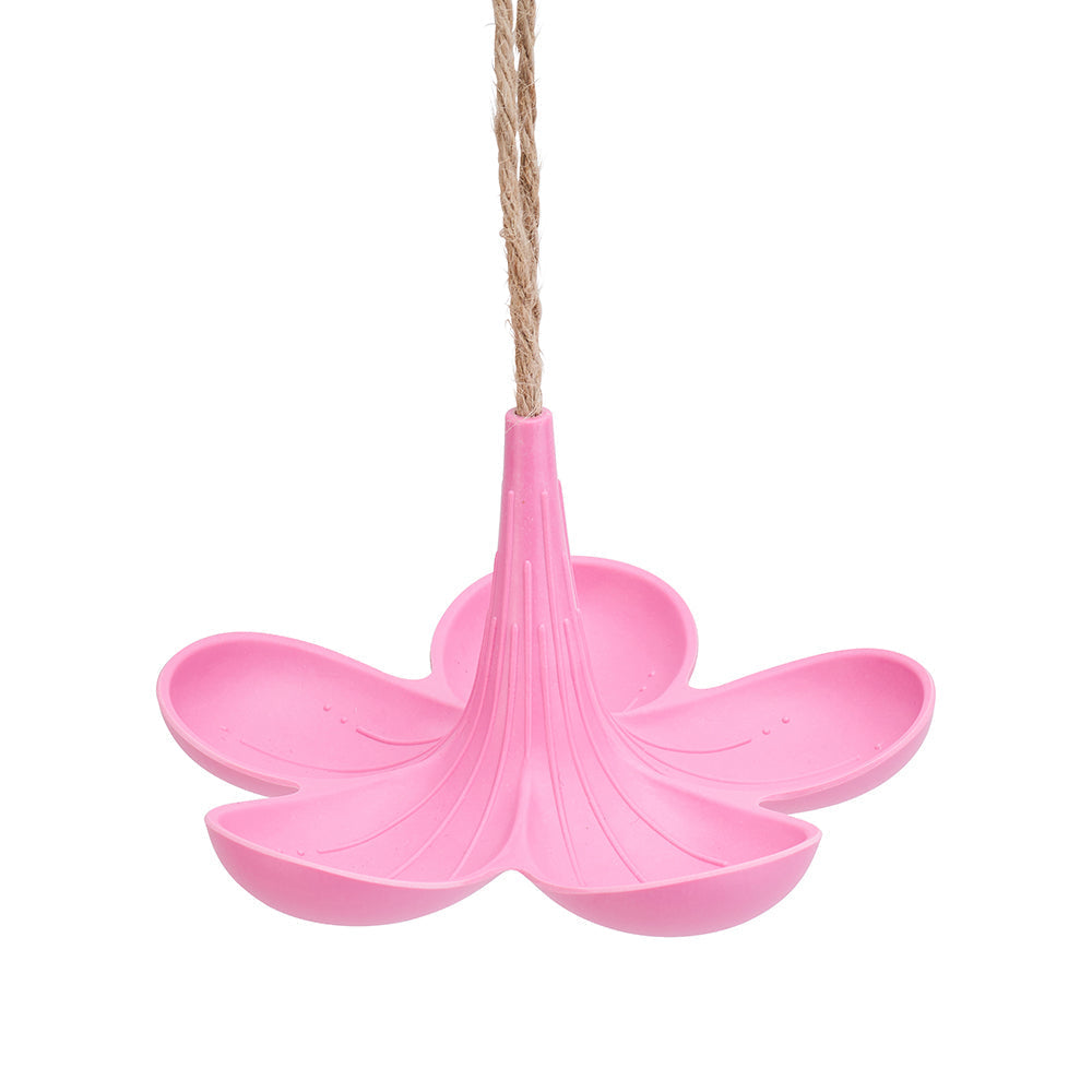Bird Feeder - Bamboo Pink 16CM