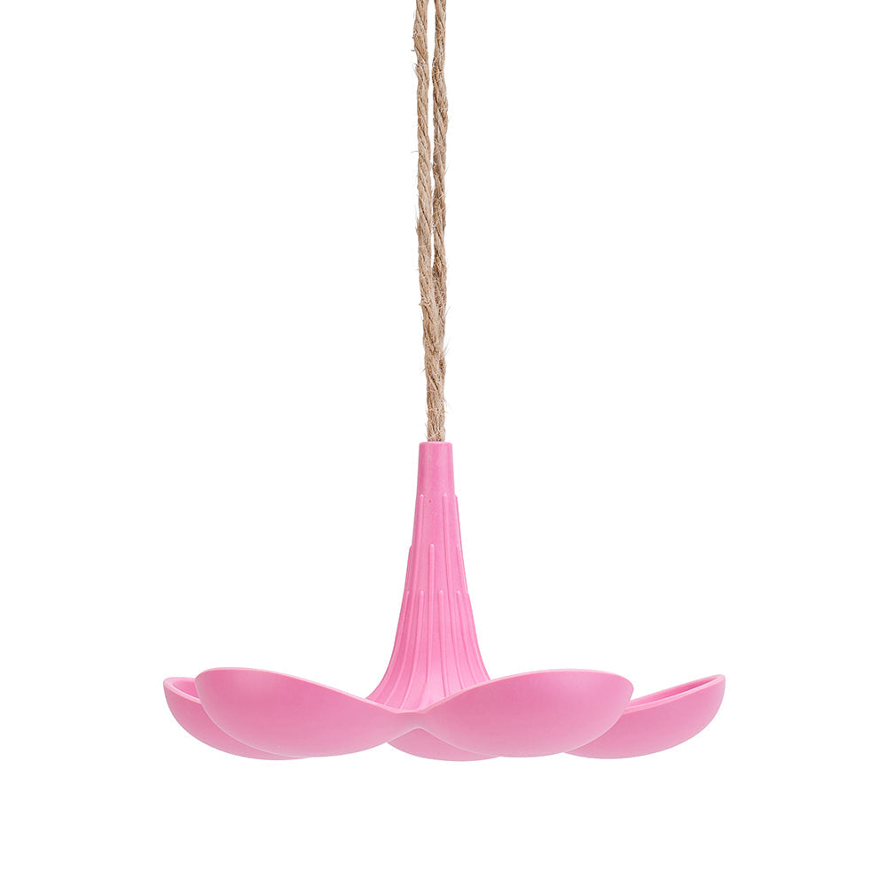 Bird Feeder - Bamboo Pink 16CM