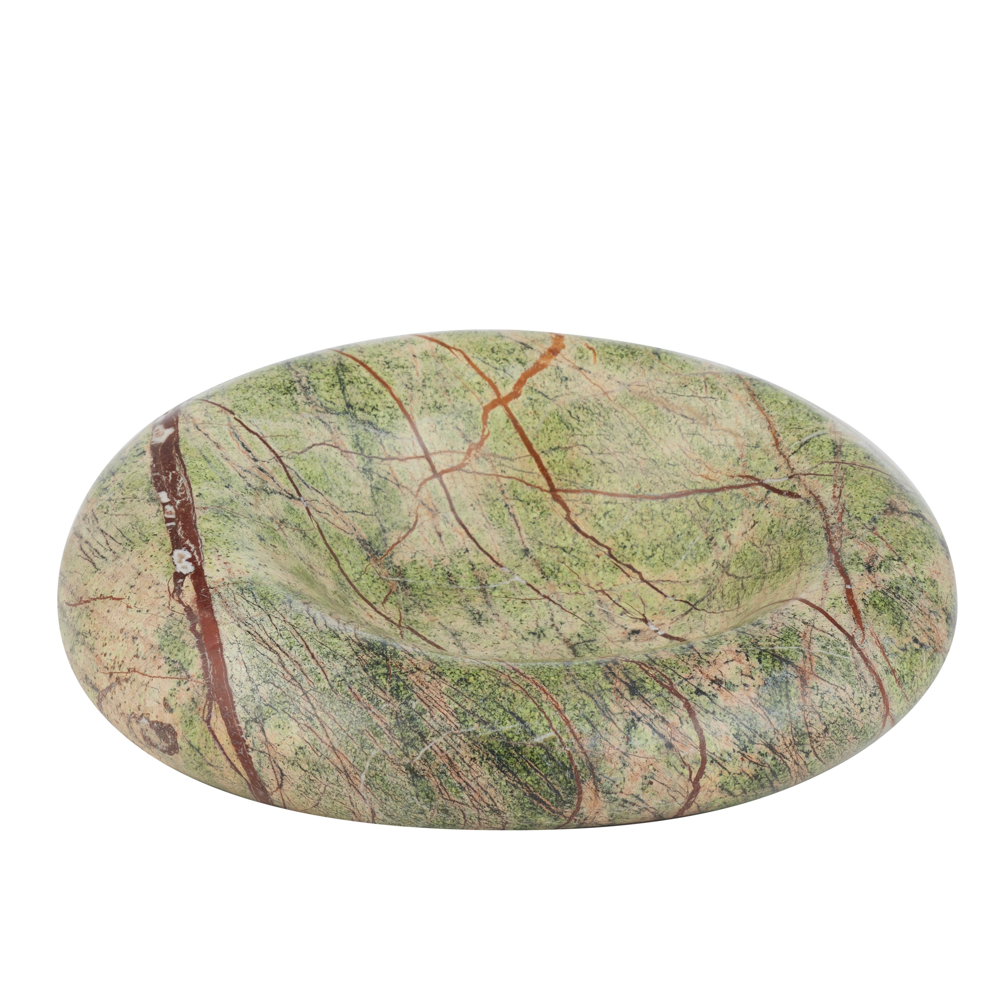 Isobel Marble Bowl Green 20X6CM