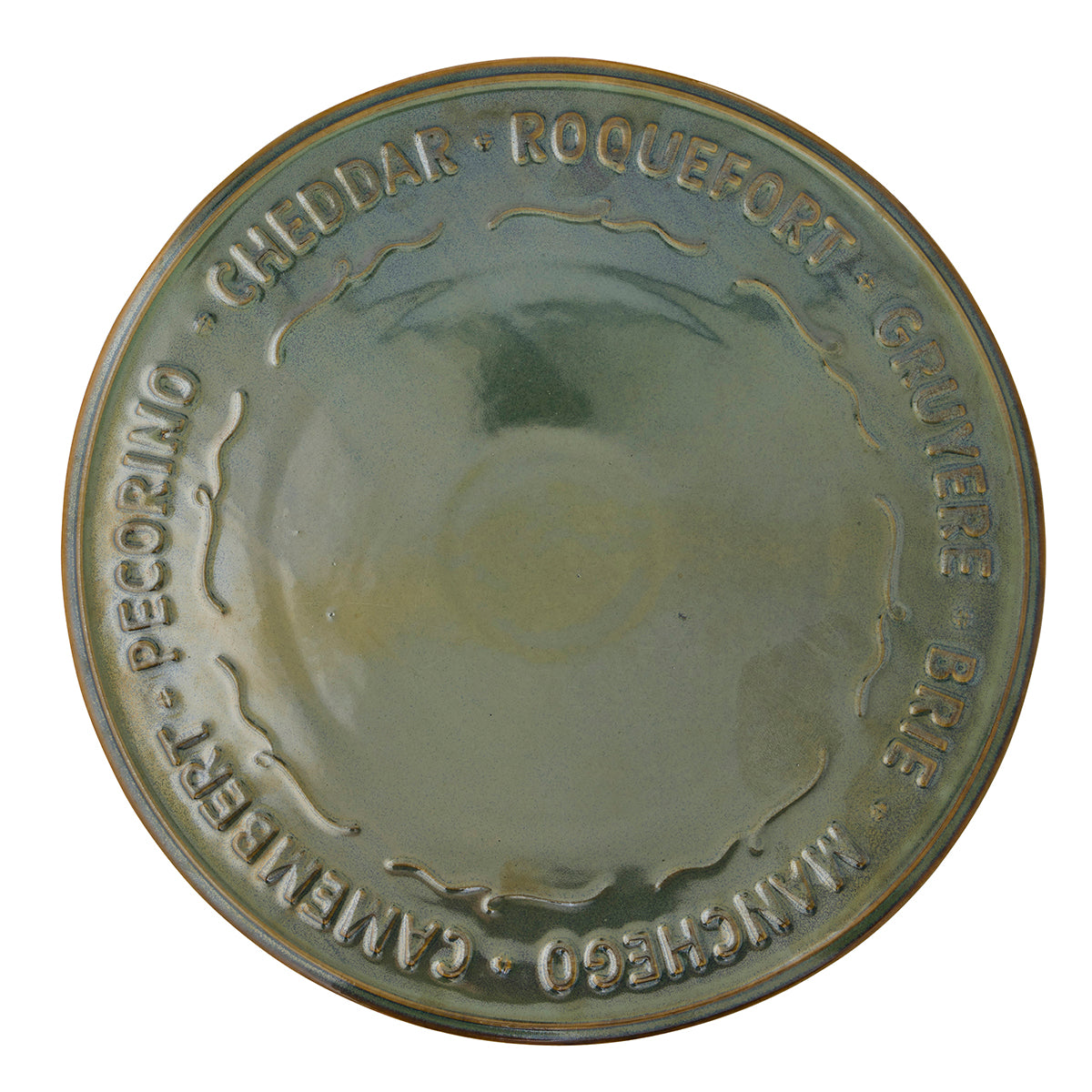 Loire Ceramic Cheese Platter Olive 36CM