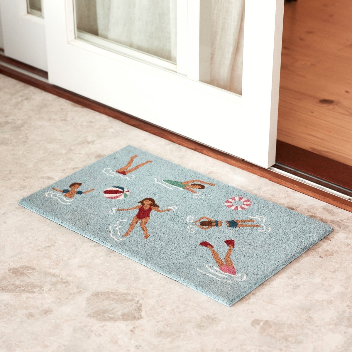 Ocean Swimmers Doormat 45X75