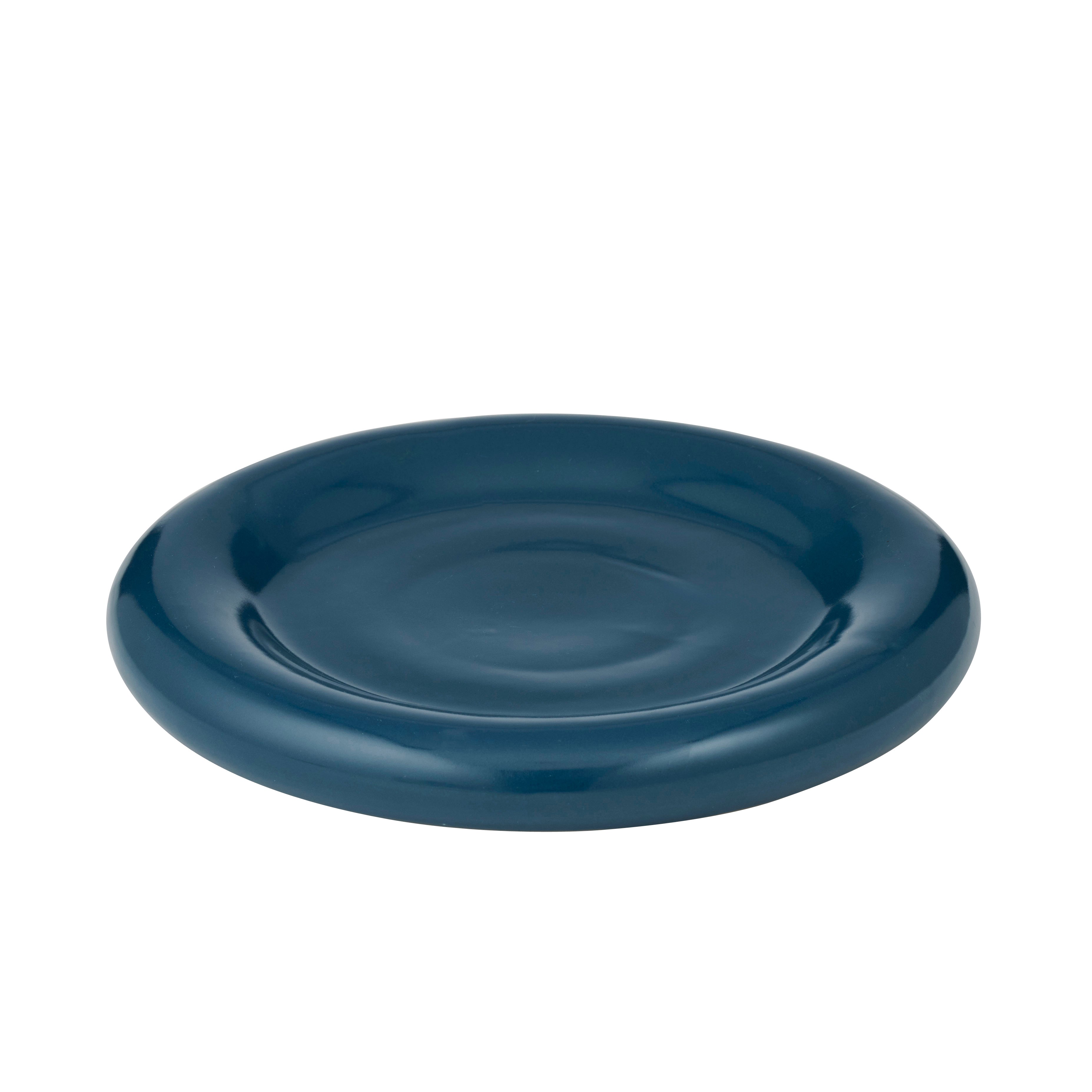 Orb Ceramic Platter Teal