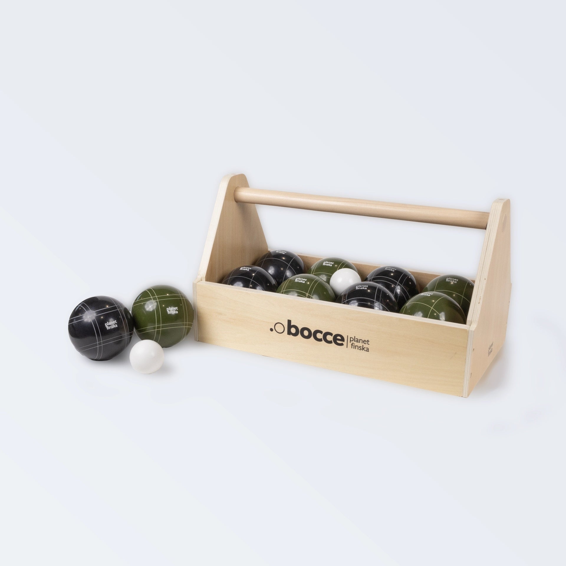 Premium Bocce in Toolbox Charcoal Black Moss Green