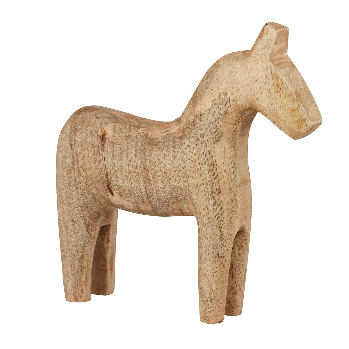 Rancho Wood Horse Sculpt Natural 26X5X26CM