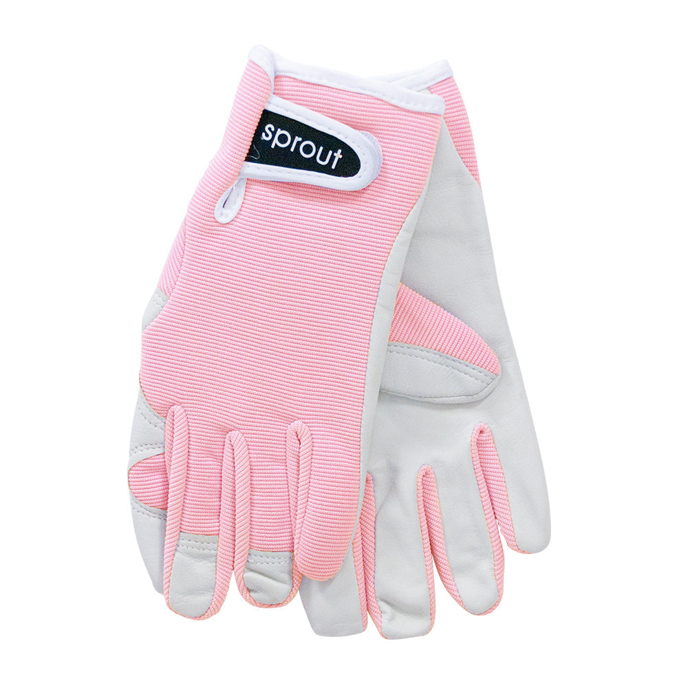 Sprout Goatskin Gloves Crystal Pink