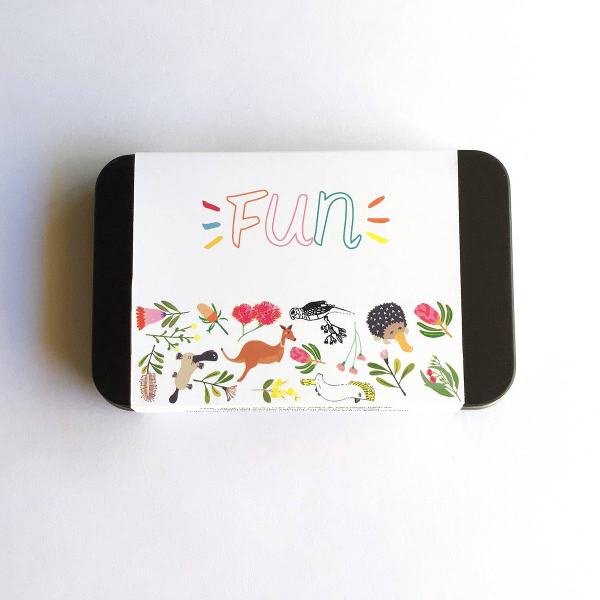 Australiana Flora and Fauna Temporary Tattoo Tin
