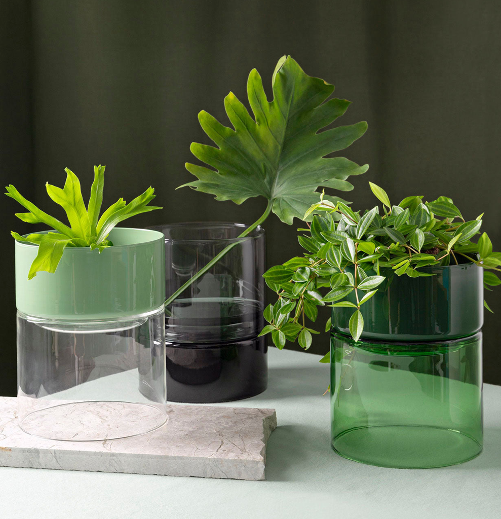 Studio Milligram Glass Flip Planter