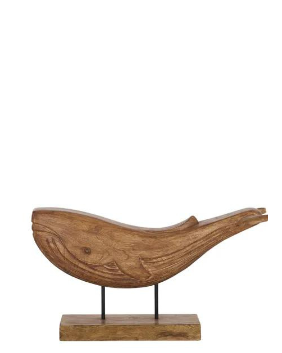 Winston Wood Whale Sculpture