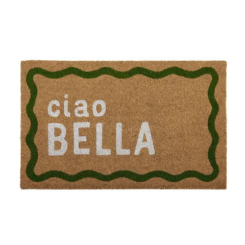 Ciao Bella Doormat - PVC Backed Coir
