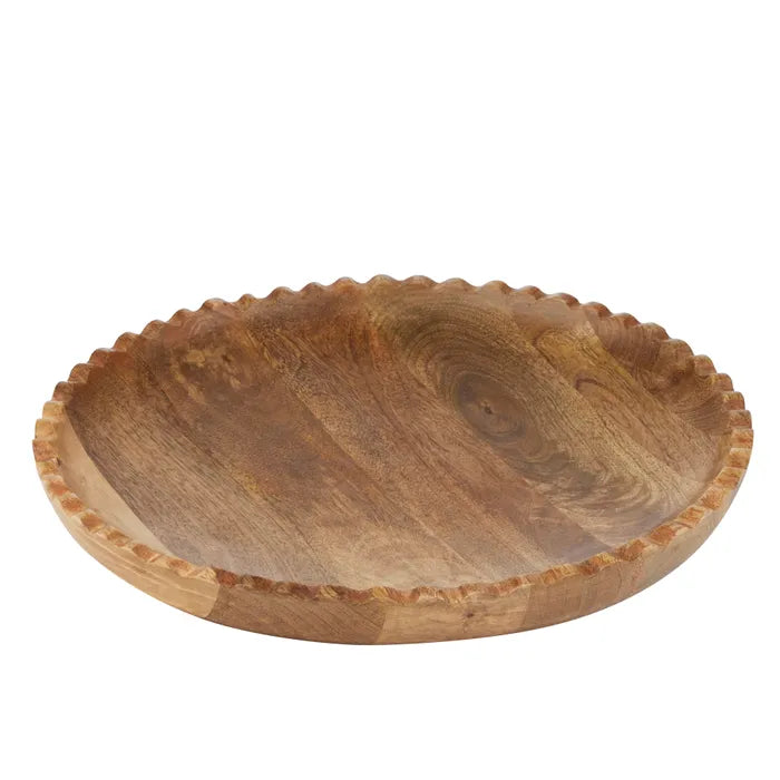 Cheri Round Wood Tray