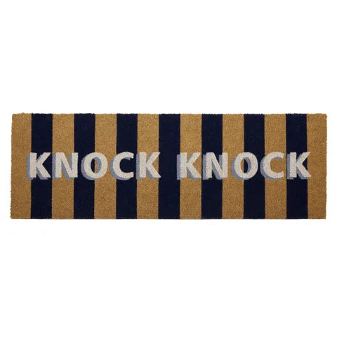 Knock Knock Doormat - PVC Back Coir