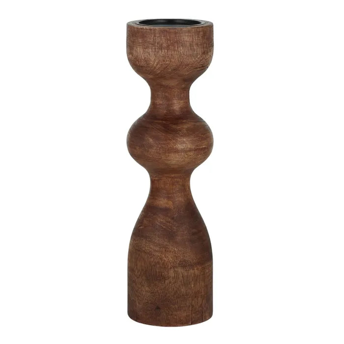 Suave Wood Candle Holder