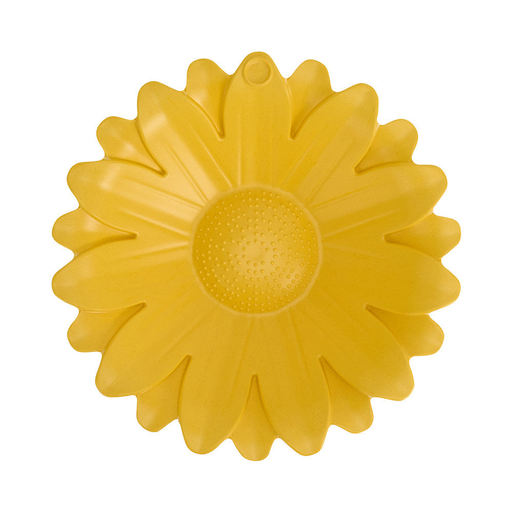 Bird Bath Bamboo Sunflower Yellow