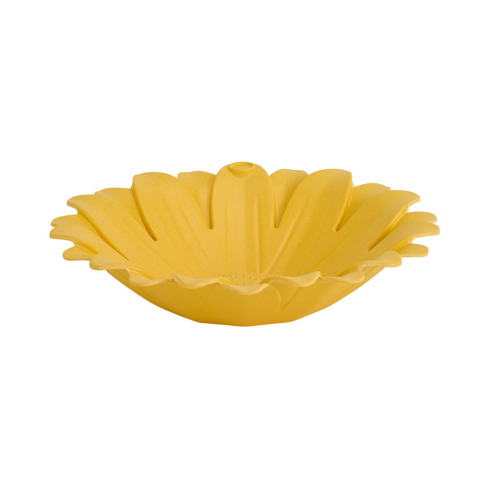 Bird Bath Bamboo Sunflower Yellow