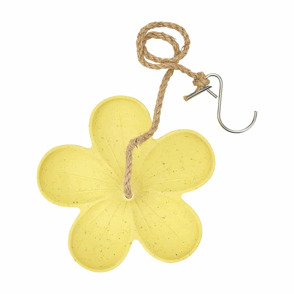 Bird Feeder - Bamboo Yellow 16CM