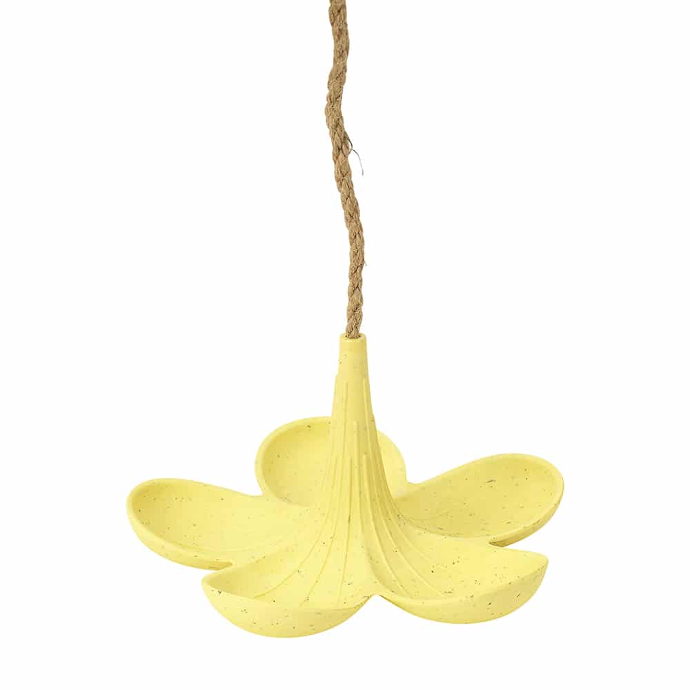 Bird Feeder - Bamboo Yellow 16CM