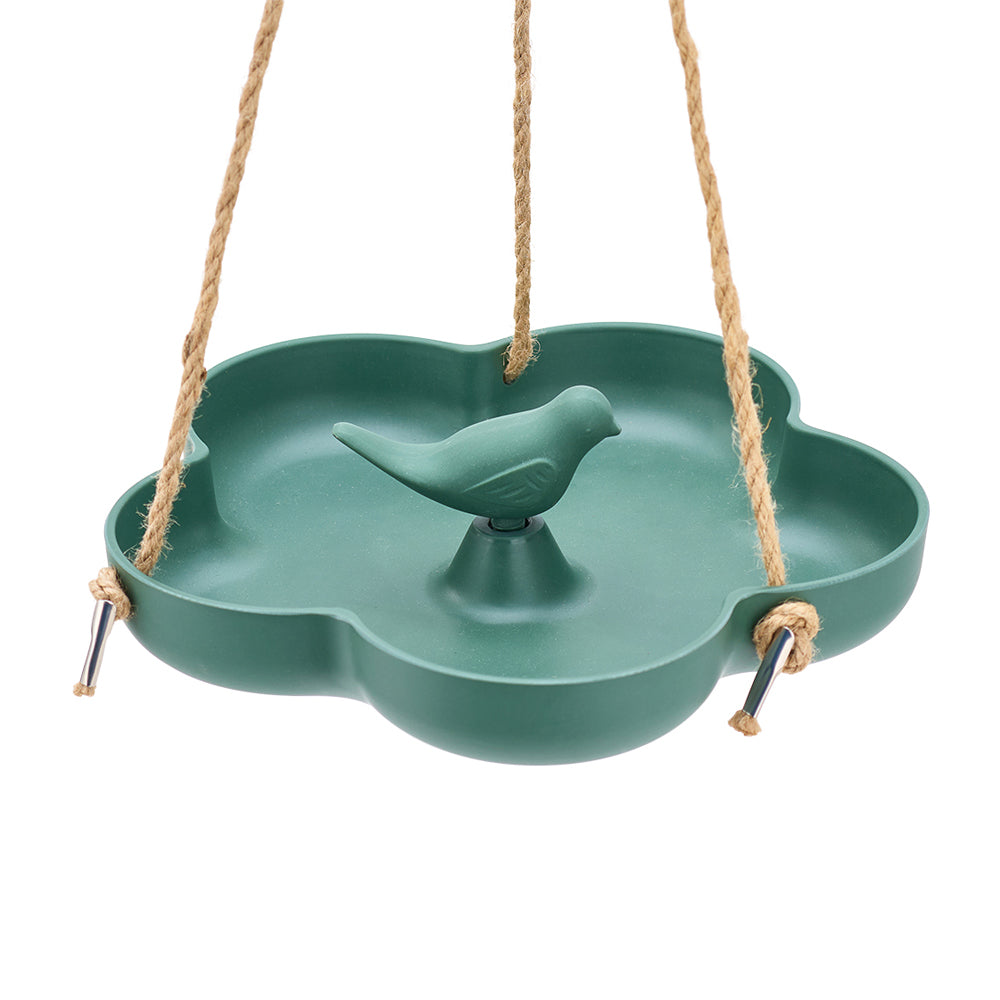 Bird Feeder Bamboo - Large Flower Green