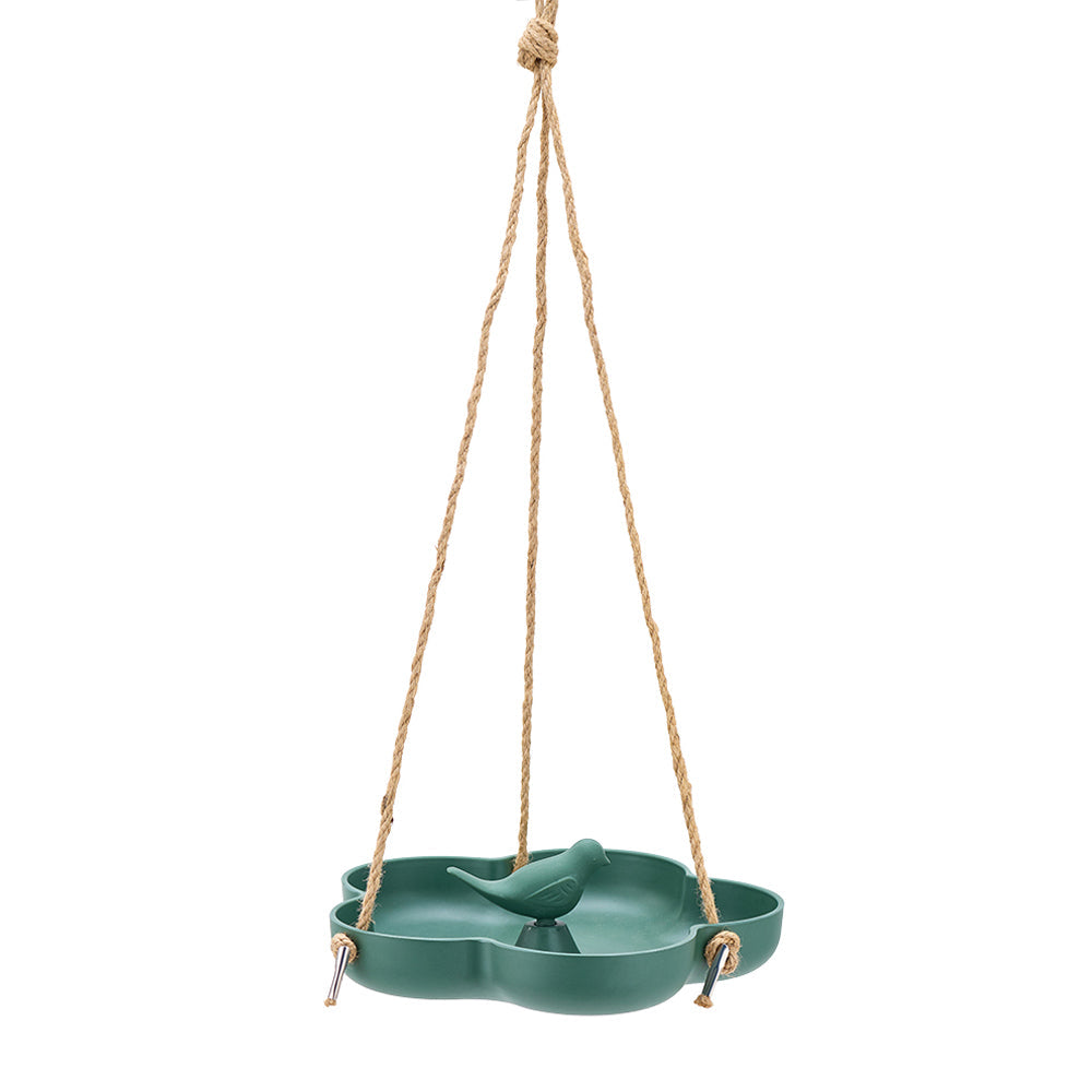 Bird Feeder Bamboo - Large Flower Green