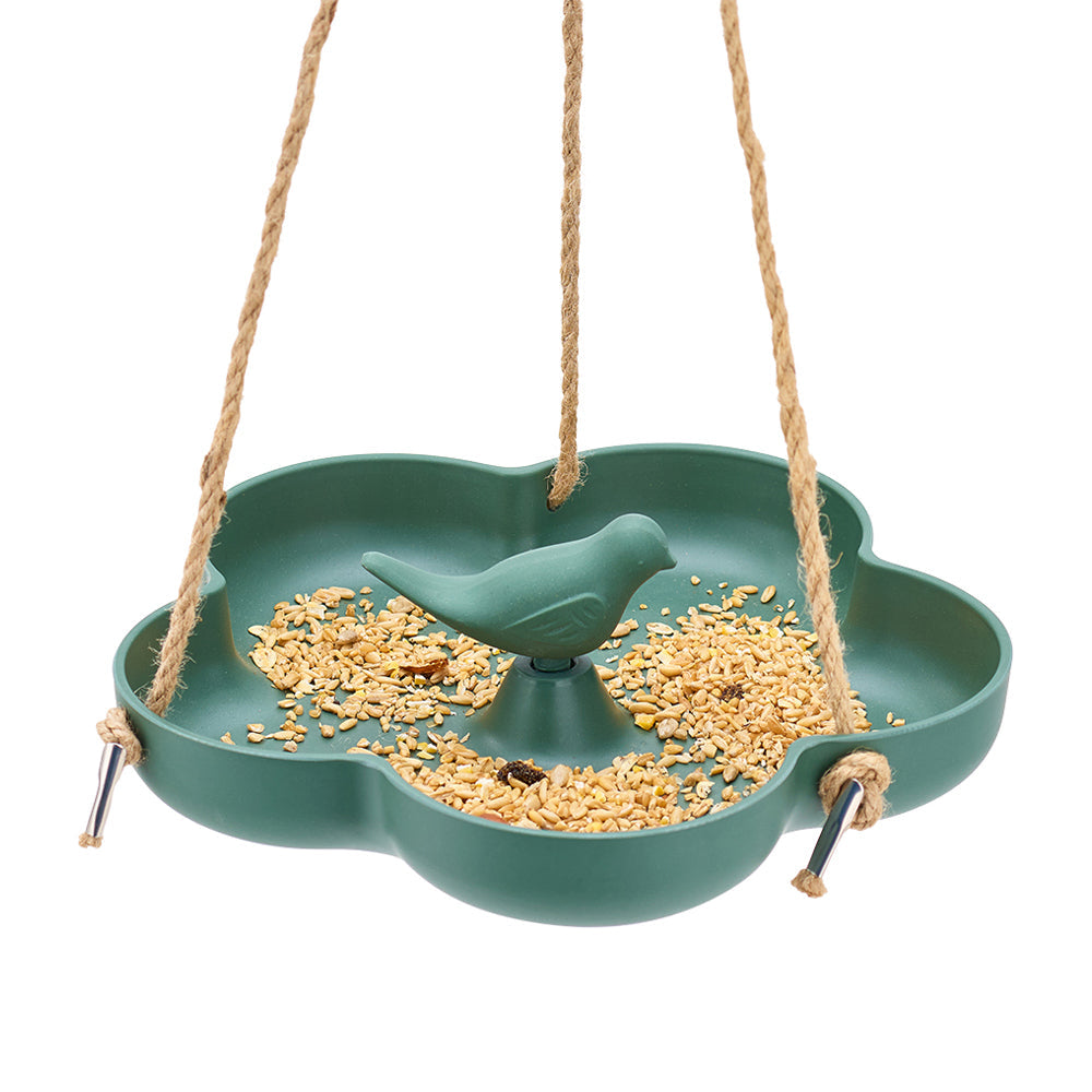 Bird Feeder Bamboo - Large Flower Green