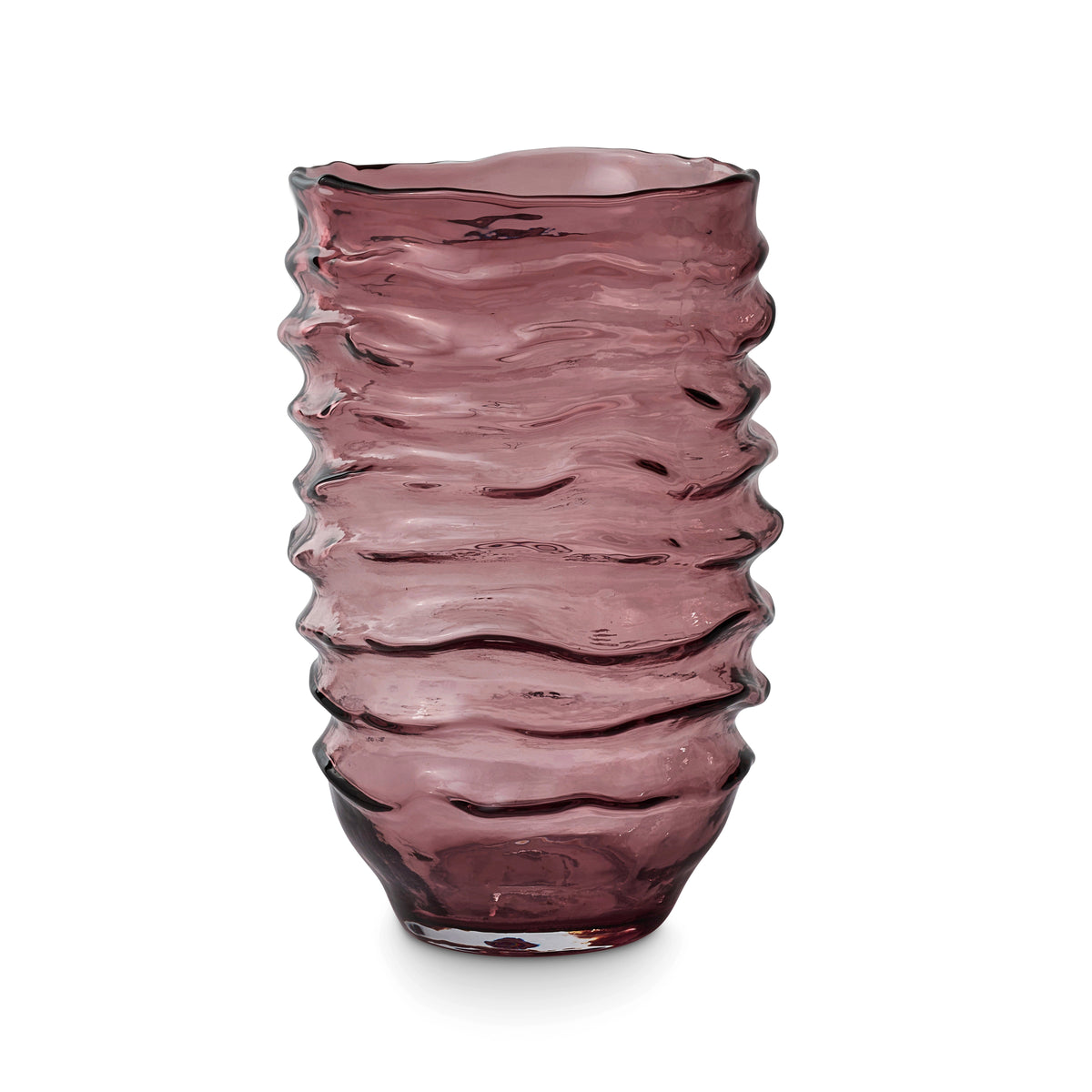 Blair Glass Vase Mulberry 17.5X28CM
