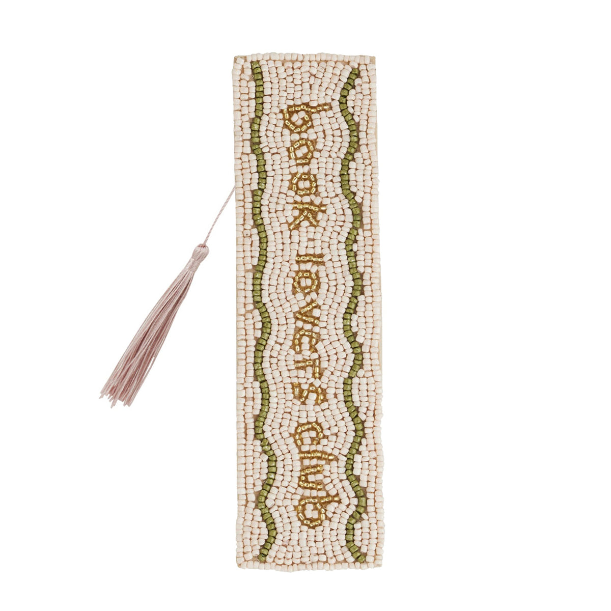 Book Lover Beaded Bookmark Nude