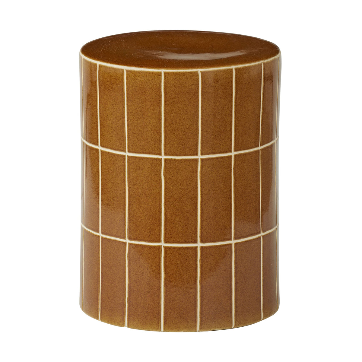 Boyd Ceramic Tile Stool Tan 44CM