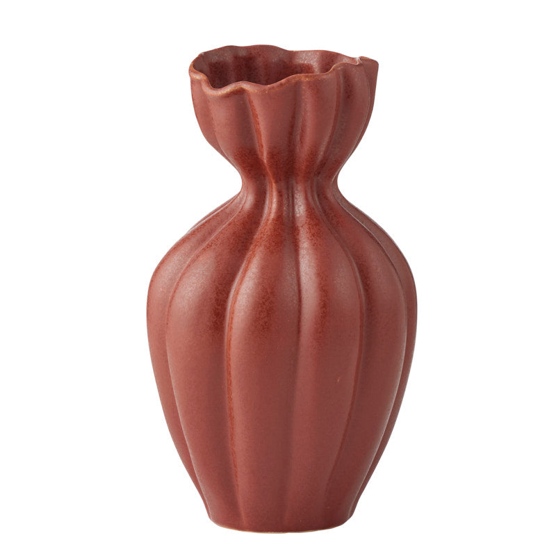 Clara Ceramic Vase Russet