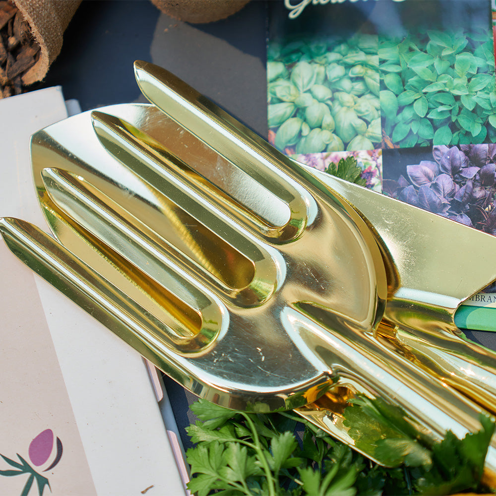 Garden Tools - Set 2 Gold