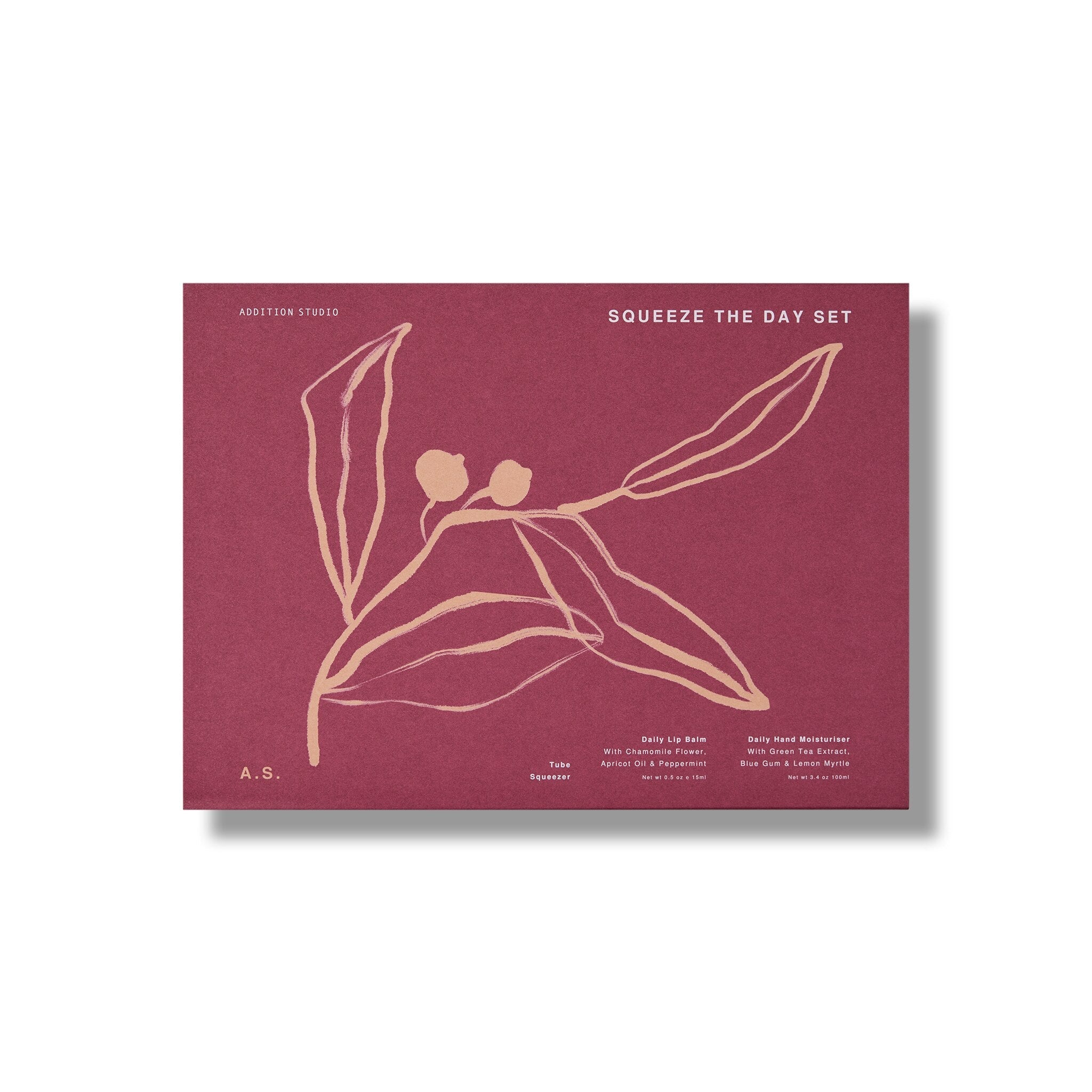 Gift Set Squeeze the Day Burgundy