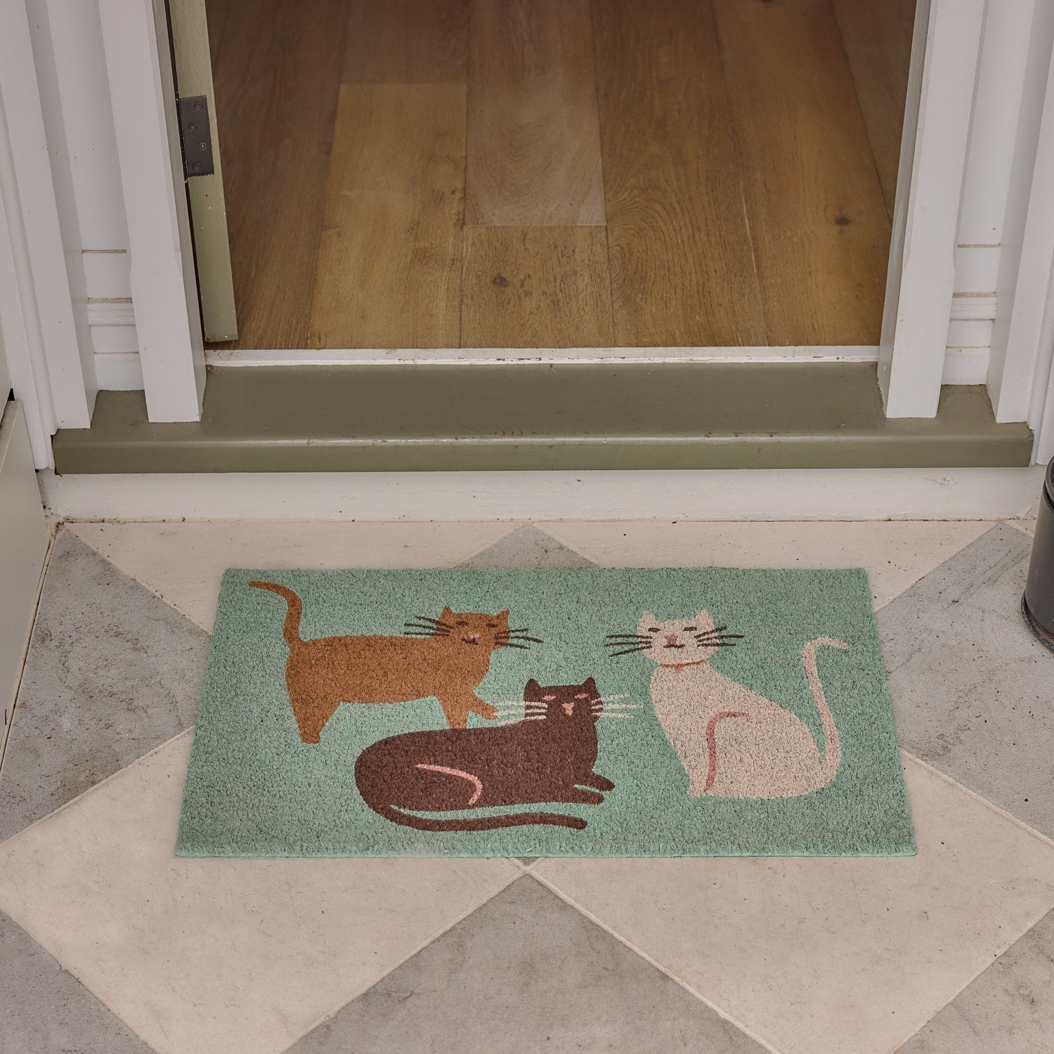 Happy Cats Doormat 45X75