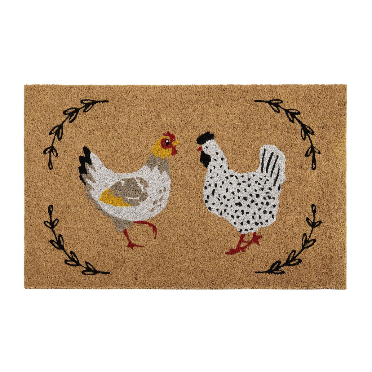 Henrietta Hen Doormat - PVC Backed Coir