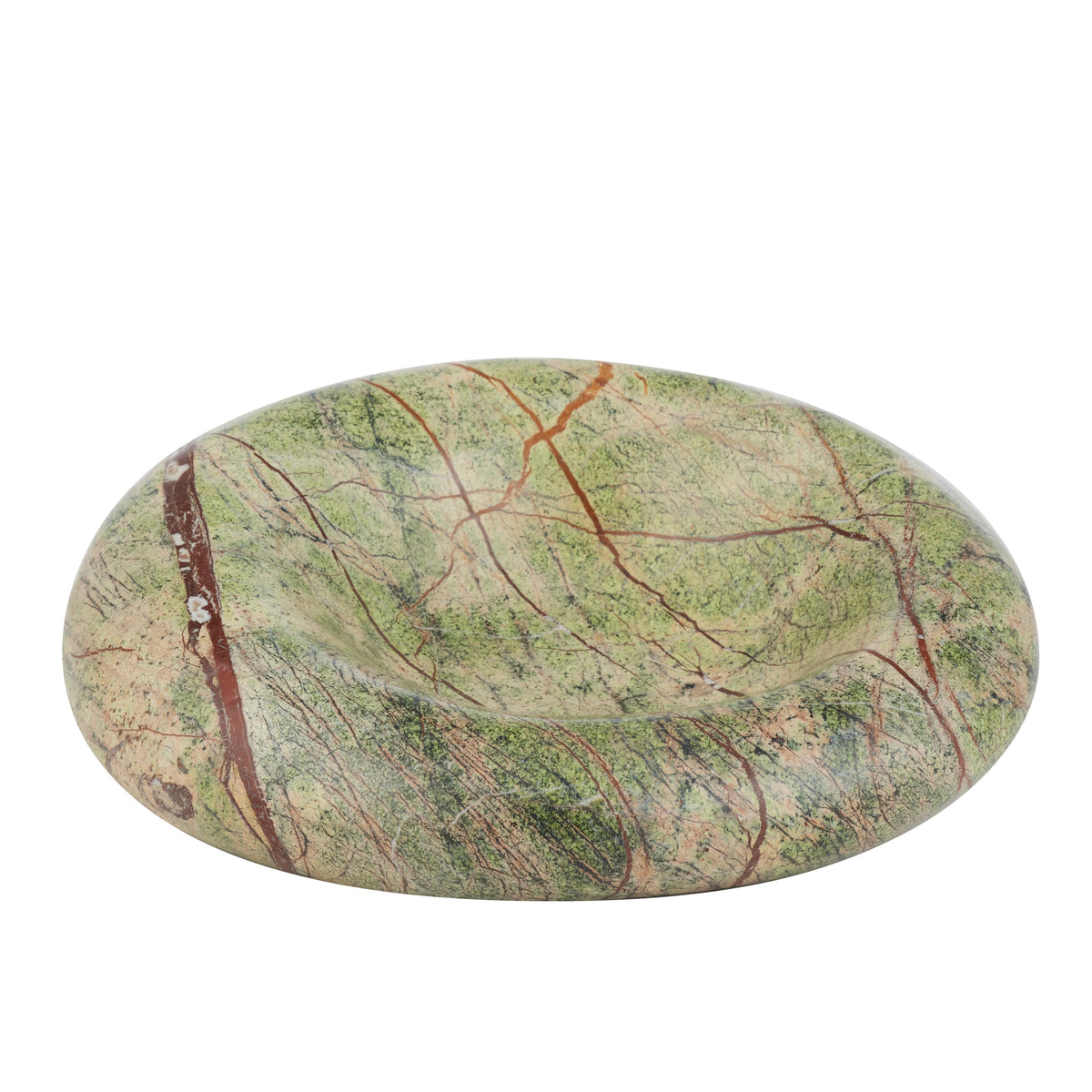 Isobel Marble Bowl Green 20X6CM