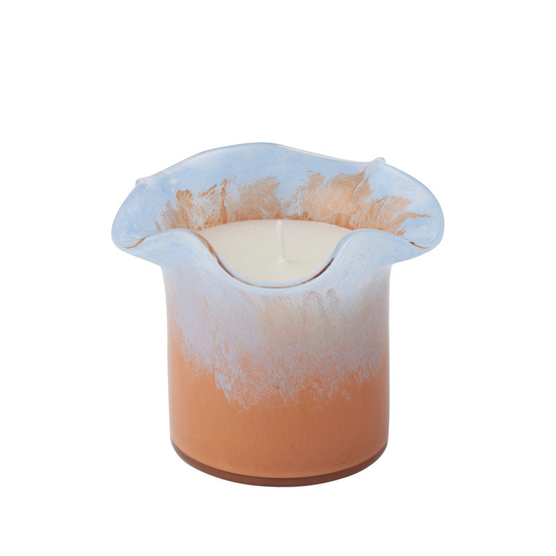 Lottie 5% Glass Candle Tan