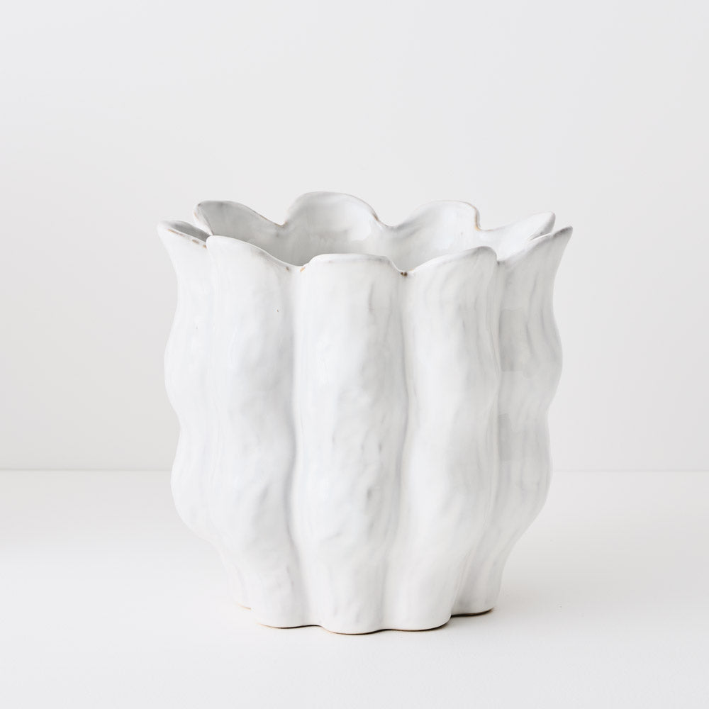 Olivia Pot Winter White