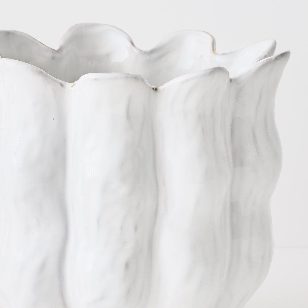 Olivia Pot Winter White