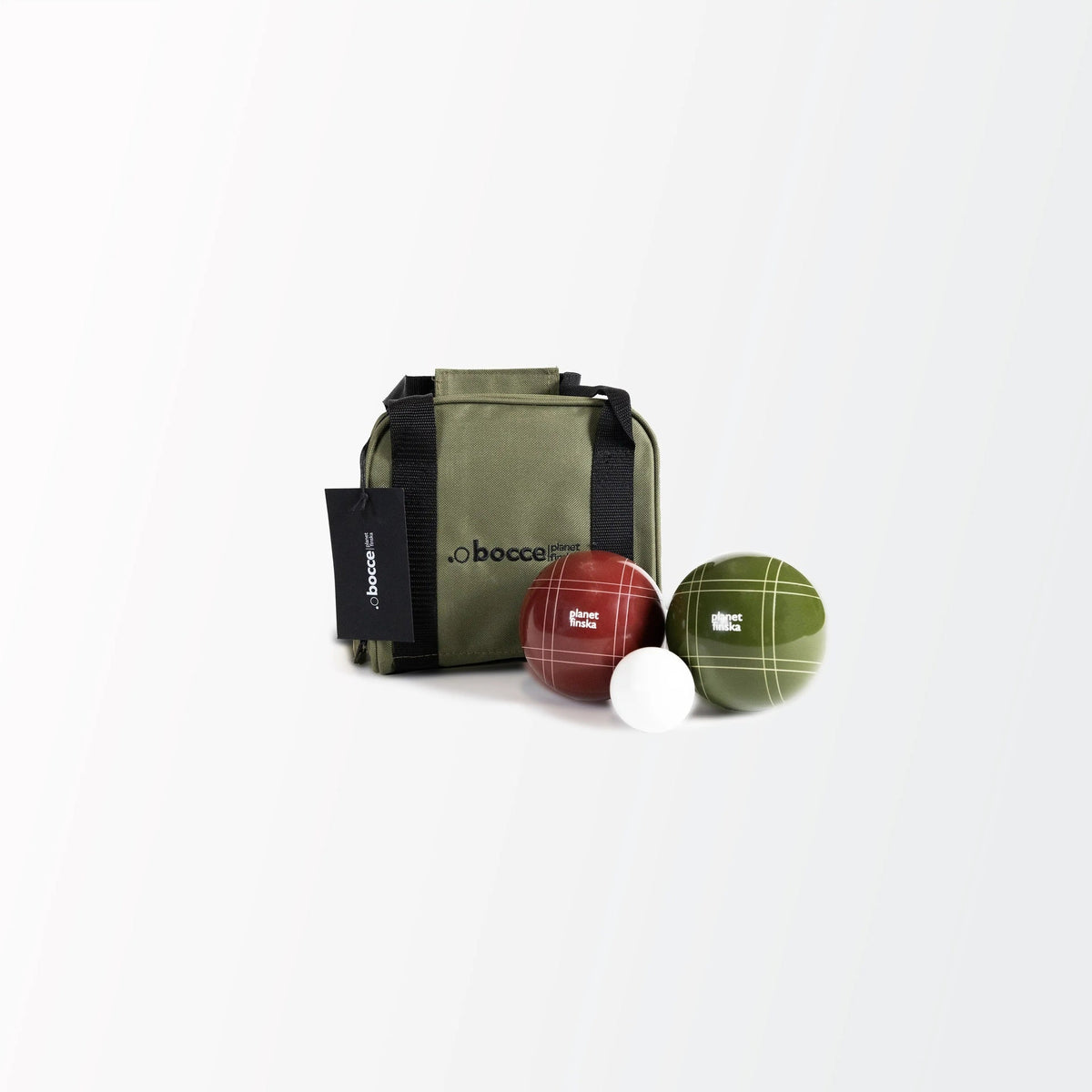 Premium Bocce in Travel Bag Moss Green