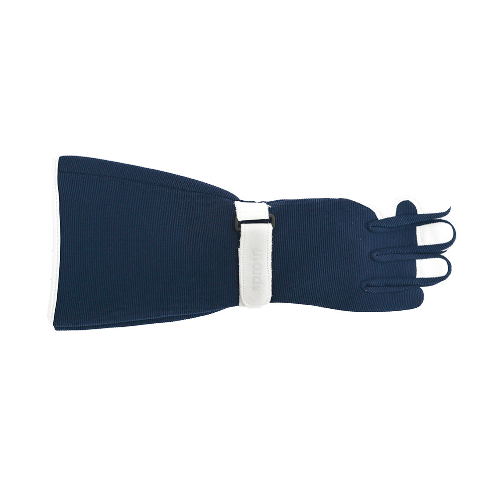 Sprout Goatskin Gloves - Long Sleeve Navy