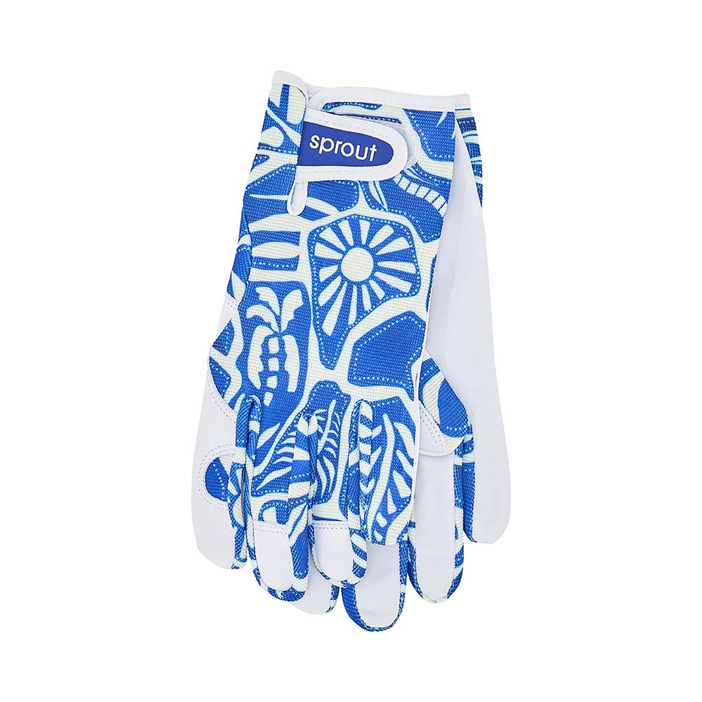 Sprout Goatskin Gloves Blue Oasis