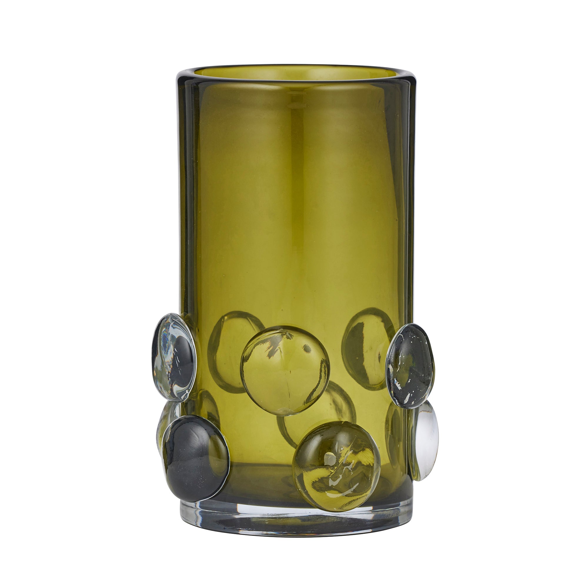 Sterling Glass Vase Olive