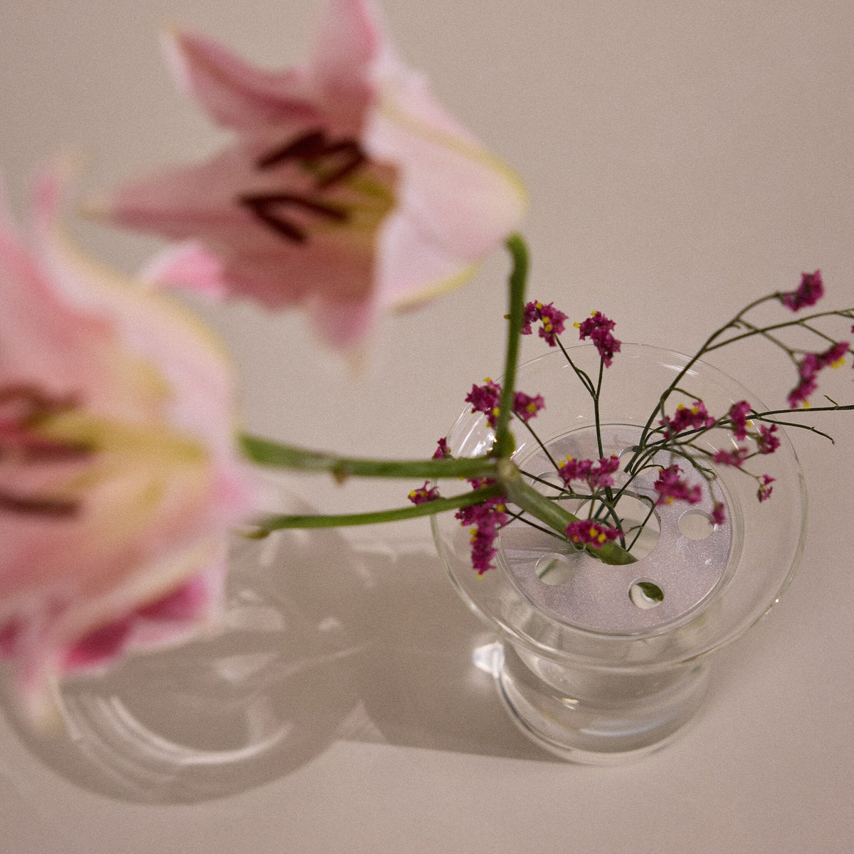 Studio Milligram Ikebana Vase Clear SMALL