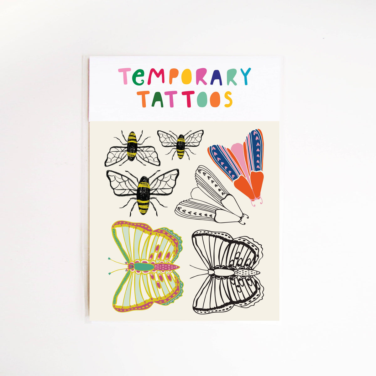 Butterflies and Bees Temporary Tattoos