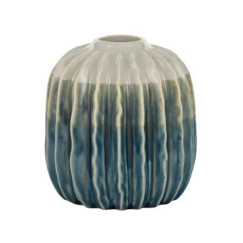 Crimp Ceramic Vase