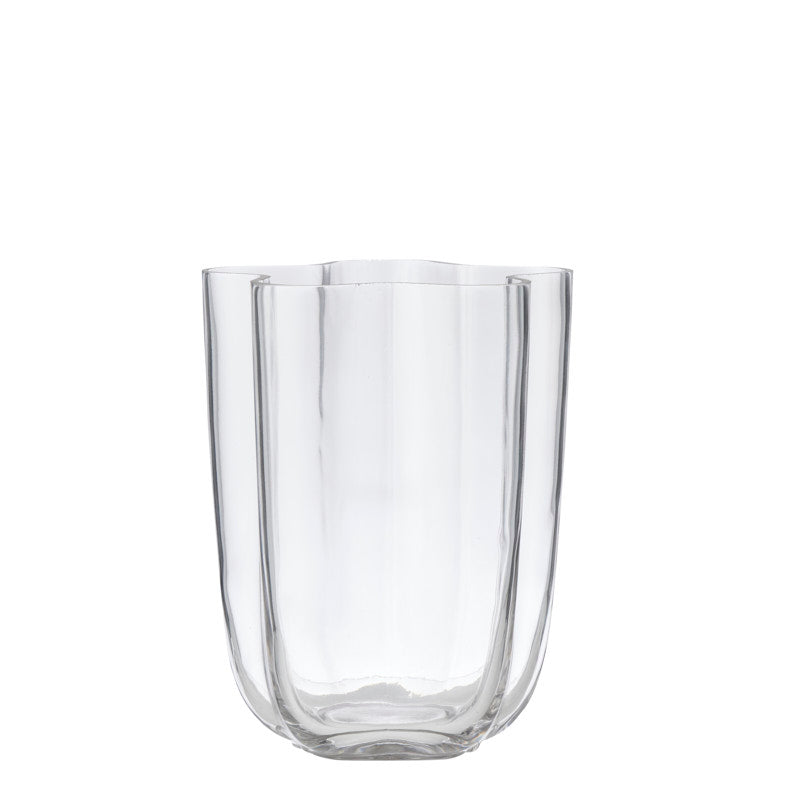 Miranda Glass Vase Clear 15 x 20cm