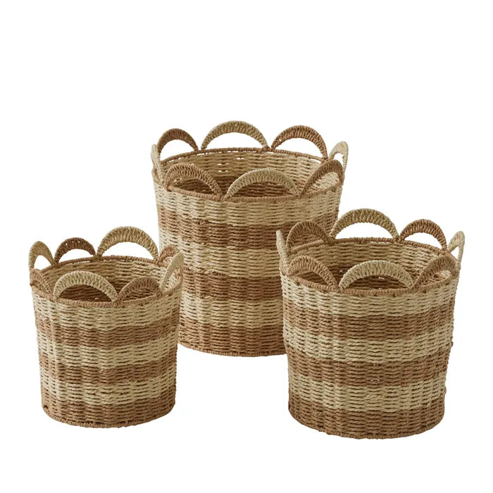 Leo Paper Round Basket