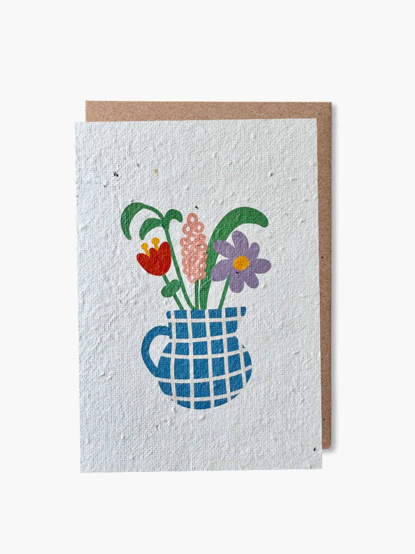 Pretty Bunch plantable card by Paper and Bloom