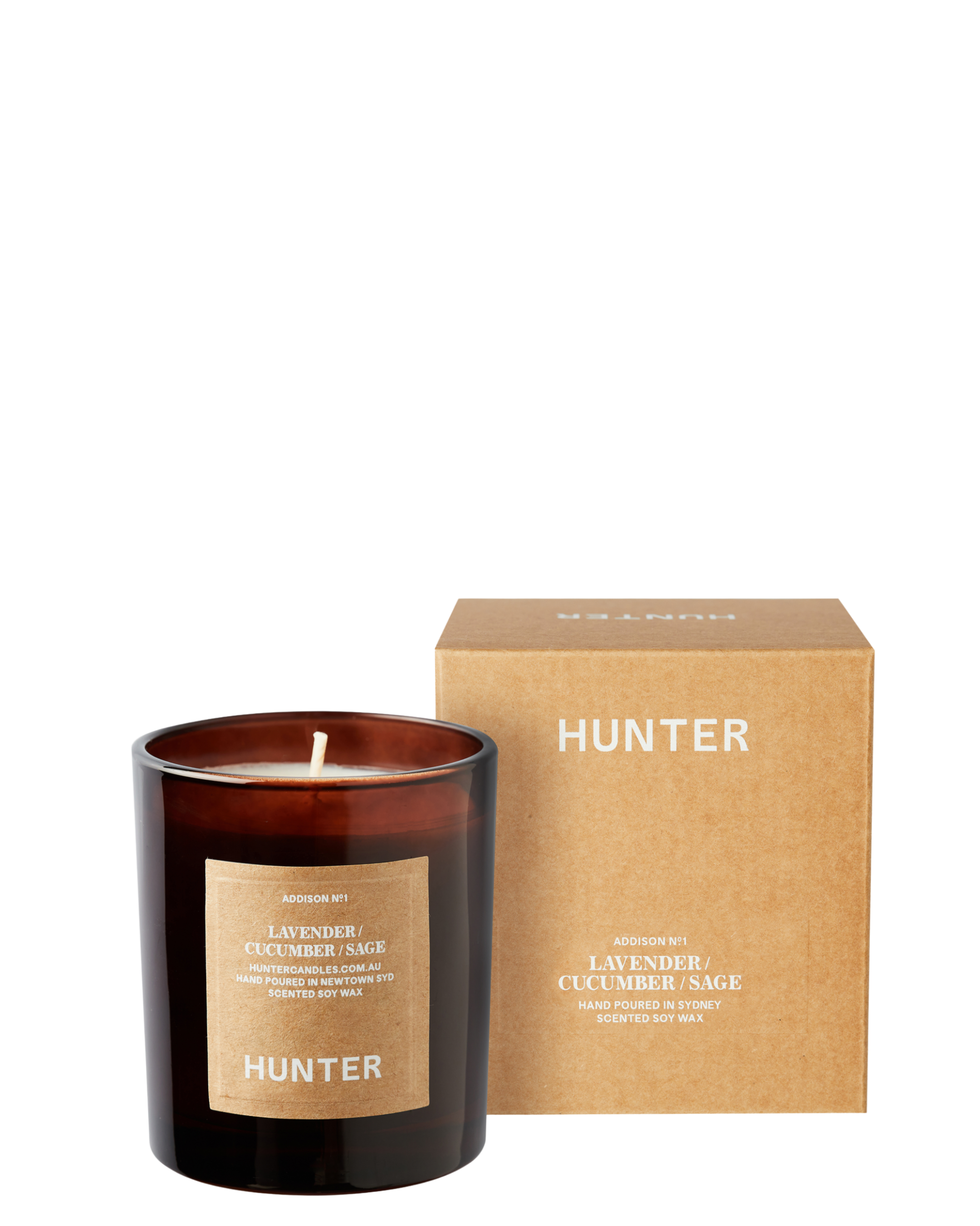 Addison - Cucumber, Lavender + Sage Candle