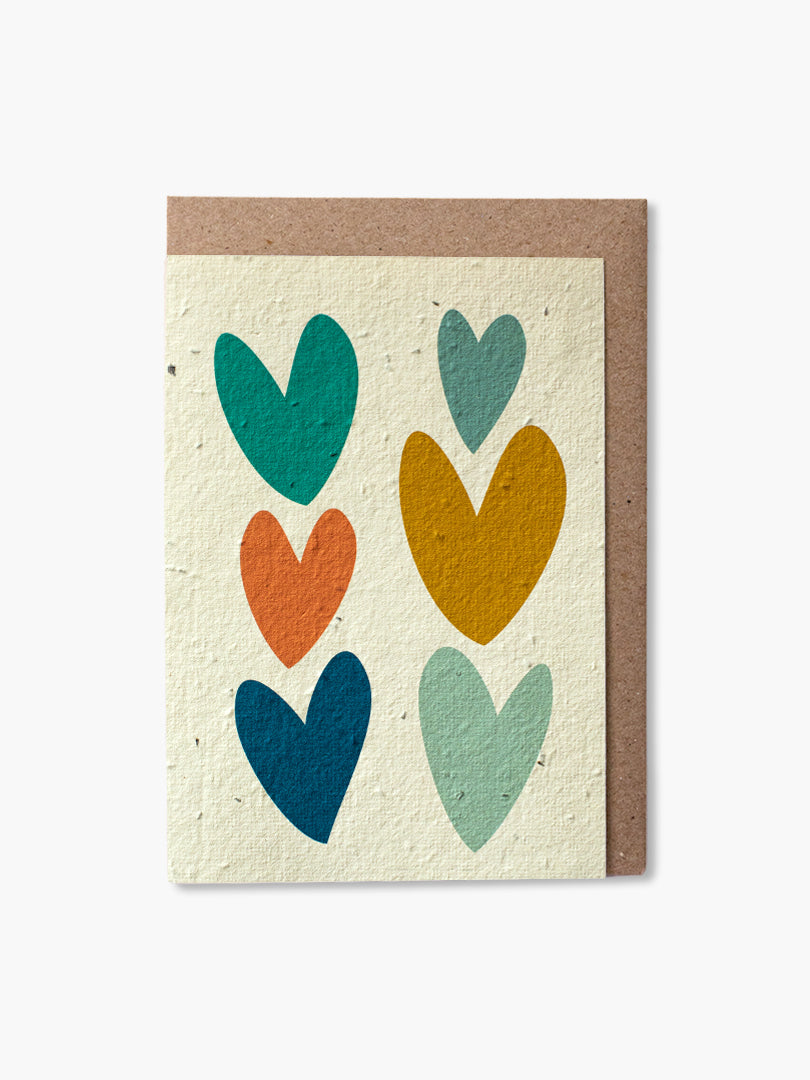 Plantable Card - Lovehearts