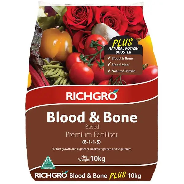 Blood and Bone Based Premium Fertiliser Plus