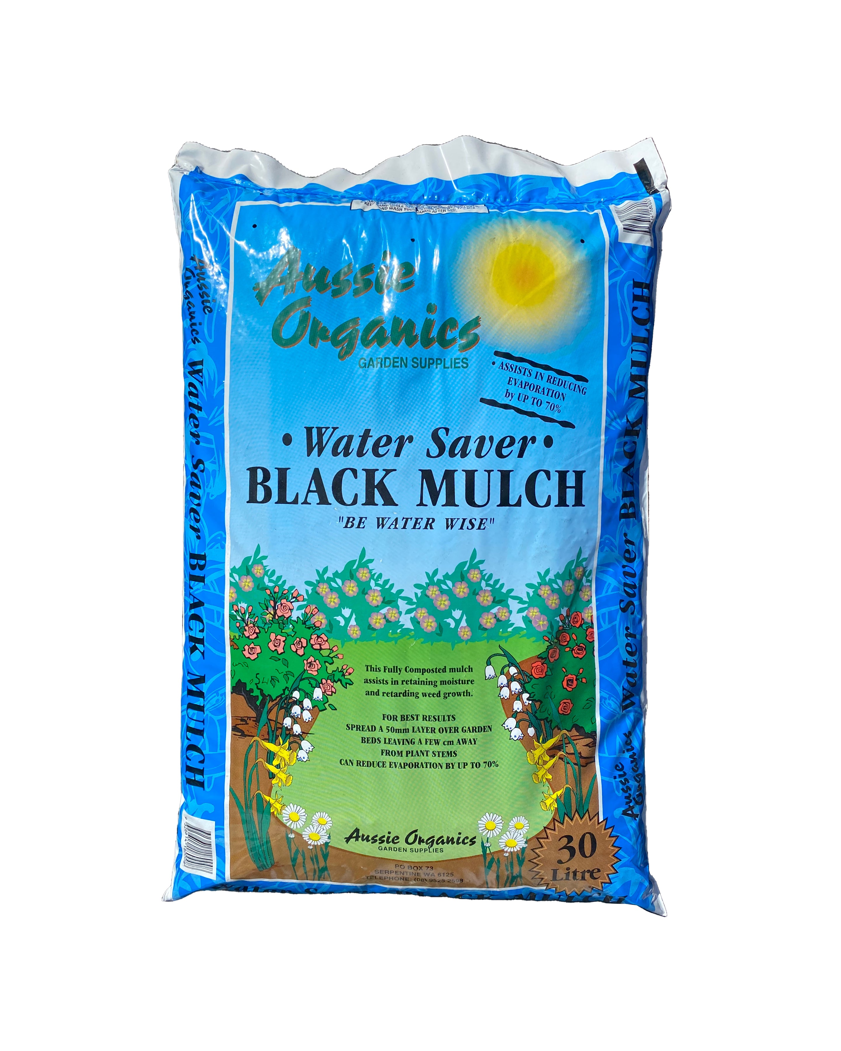 Water Saver Black Mulch